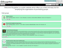 Tablet Screenshot of buygether.com